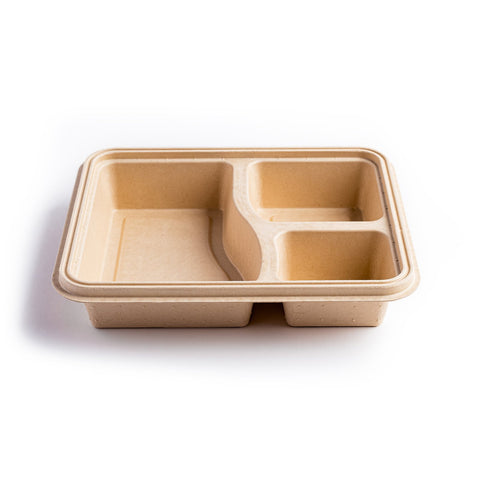 3 Compartment Rectangle Container