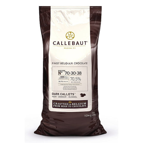 Dark Chocolate Couverture Callets - 70.5% Cacao