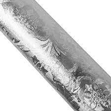 Embossed Foil Roll - Fernleaf - Silver
