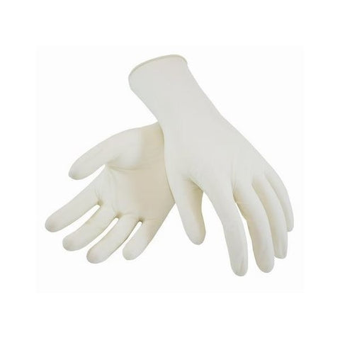 Latex Gloves - Large - Powder-free - Case of 10 Boxes (1000 Gloves)