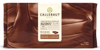 Milk Chocolate Couverture Block - 33.8% Cacao (823-NV-132)