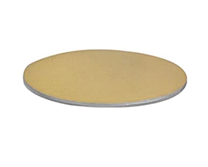 Round Gold Cake Drums - 8" inch by 1/2 Inch Thick