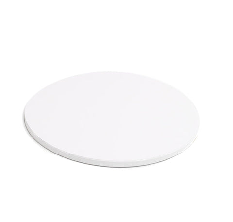 Round White Cake Drums 1/2" Thick - 12 Qty (Multiple Sizes)