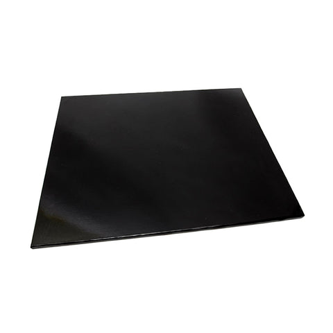 1/2" Thick Square Black Cake Drums 8" x 8" - 12 Qty