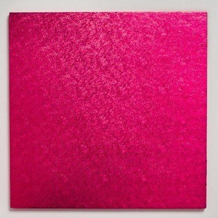 1/2" Thick Square Pink Cake Drums 8" x 8" - 12 Qty