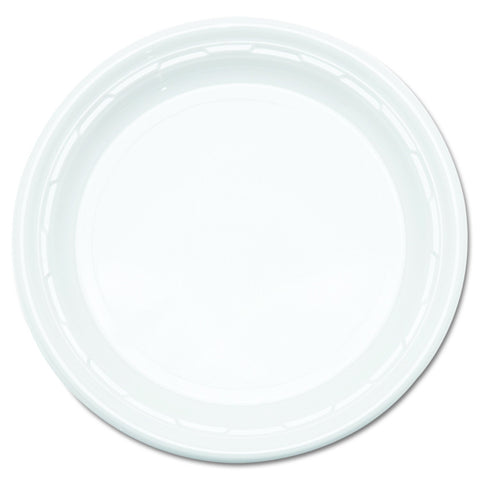 White Plastic Plate - 9 inch - 500 Qty