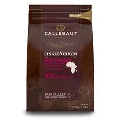 Sao Thome Origin Dark Chocolate Couverture Callets - 70% Cacao