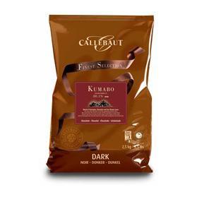 Kumabo - African Blend Dark Chocolate Couverture Callets - 80.1% Cacao