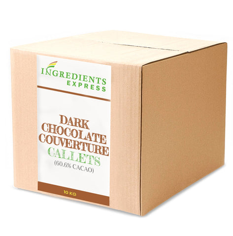 Dark Chocolate Couverture Callets - 60.6% Cacao