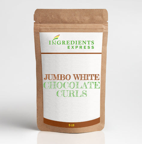 Jumbo White Chocolate Curls