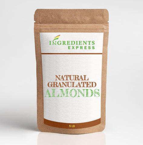Granulated Almonds - Natural With Skin